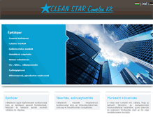 Tablet Screenshot of cleanstar.hu